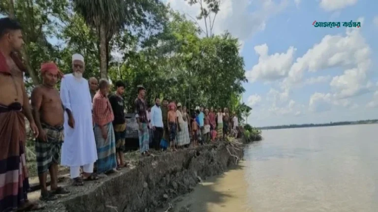 পায়রা নদীর ভাঙনে বিলীন আলগী গ্রাম, নিঃস্ব শতাধিক পরিবার