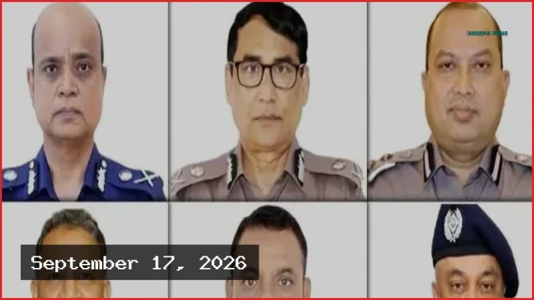 পুলিশের ছয় শীর্ষ পদে রদবদল, এসবি প্রধান হলেন কামরুল আহসান