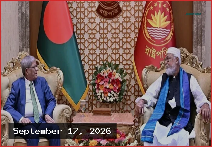 বঙ্গভবনে প্রেসিডেন্টের সঙ্গে কাদের সিদ্দিকীর সৌজন্য সাক্ষাৎ