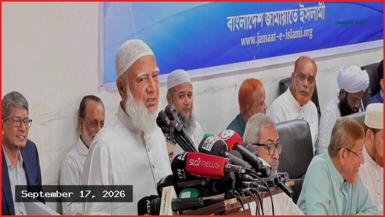 মালয়েশিয়া শ্রমবাজার সিন্ডিকেট নিয়ে সরকারকে স্বচ্ছ হওয়ার আহ্বান জামায়াত আমিরের