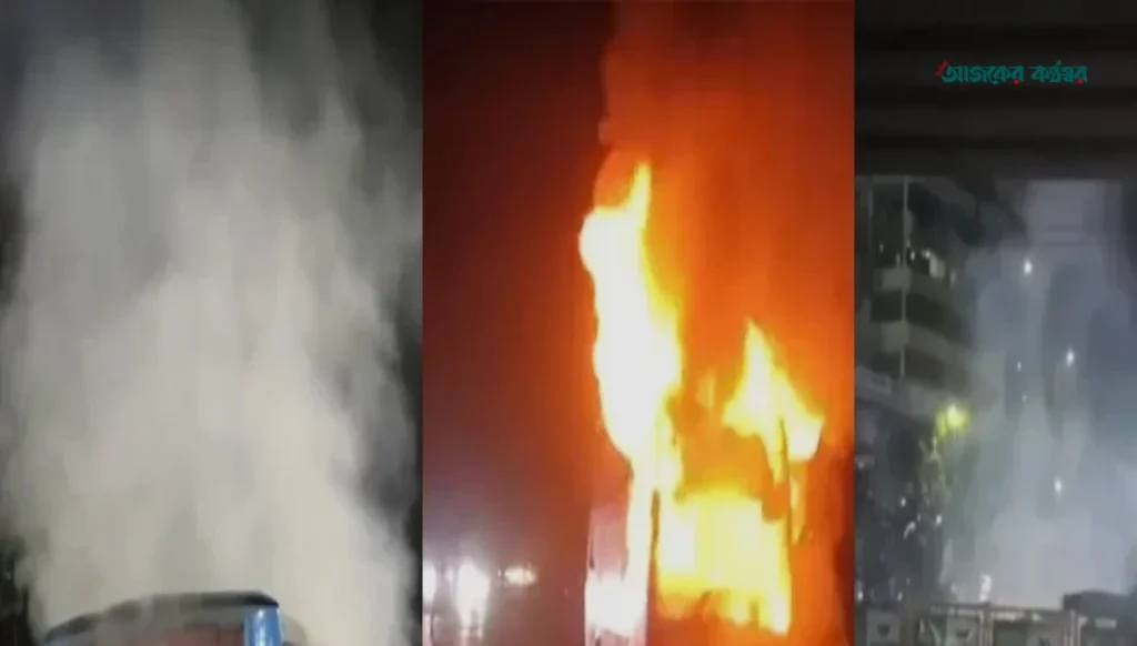 রাজধানীতে রাতভর একের পর এক ককটেল বিস্ফোরণ, ৩ বাসে আগুন
