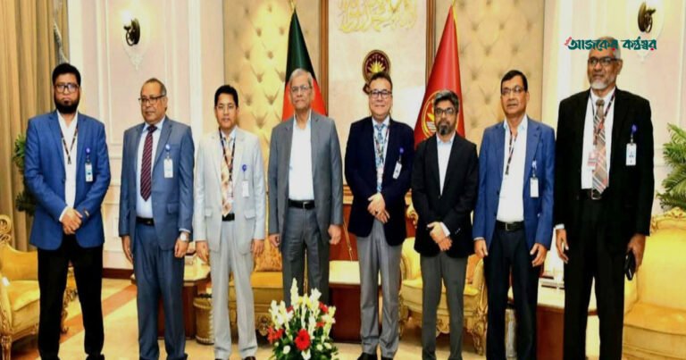 রাষ্ট্রপতির সঙ্গে জাতীয় বিশ্ববিদ্যালয়ের উপাচার্য ড. আমানুল্লাহর সাক্ষাৎ