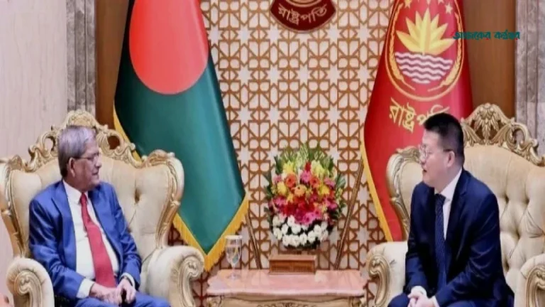 রোহিঙ্গা প্রত্যাবাসন ও বিনিয়োগ বাড়াতে চীনের প্রতি রাষ্ট্রপতির আহ্বান