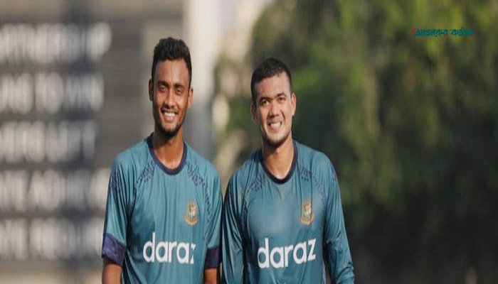 আইসিসি র‍্যাঙ্কিংয়ে উন্নতি তাসকিন ও শরিফুলের, এগিয়েছেন তানজিদ