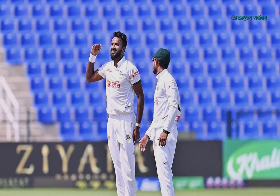 আবুধাবি টেস্ট: বাংলাদেশের ৩৪৬ রানের জবাবে আফগানিস্তানের দিনভর লড়াই