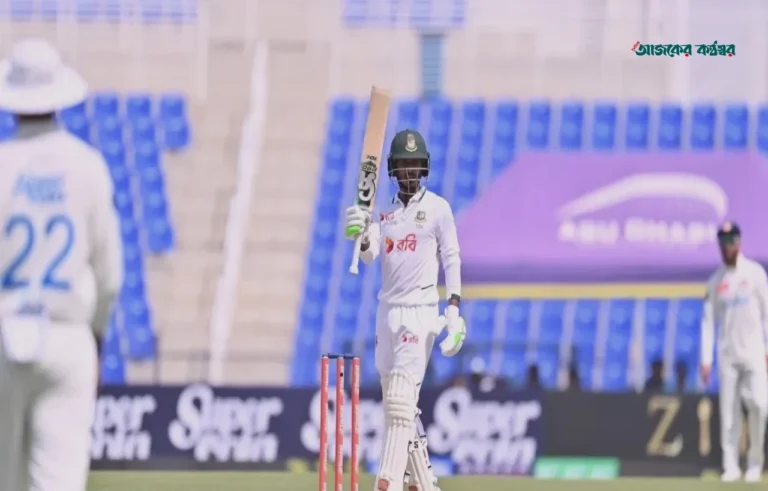 আবুধাবি টেস্টে বাংলাদেশের দুর্দান্ত শুরু, সেঞ্চুরি হাতছাড়া তানজিদের