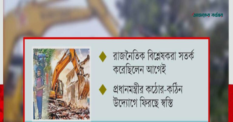উল্লাসের বুলডোজার এখন সাধারণ মানুষের জন্য বড় আতঙ্ক