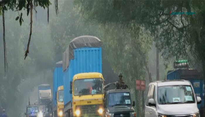 কঠোর নিরাপত্তায় রূপপুরে পৌঁছাল ইউরেনিয়ামের চতুর্থ চালান