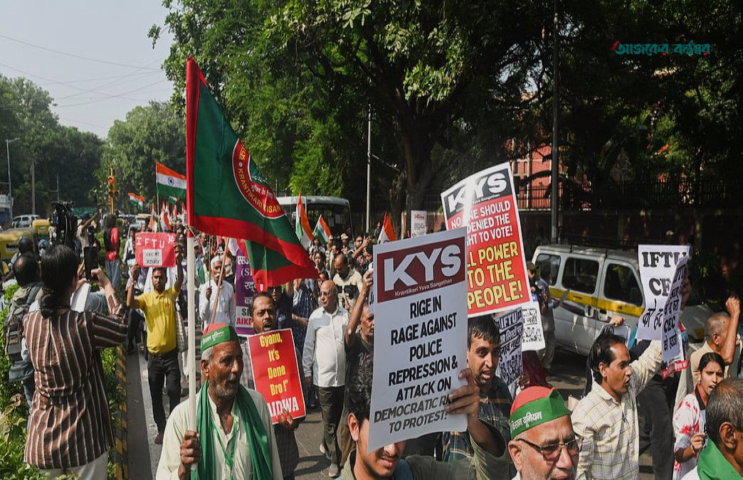 জ্ঞানেশের পদত্যাগের দাবিতে দিল্লিতে ‘পিপলস মার্চ’, আটক শতাধিক