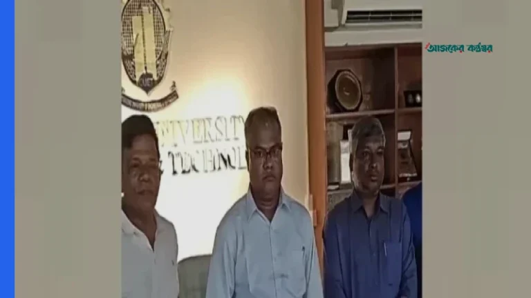 তালা ভেঙে প্রশাসনিক ভবনে ঢুকলেন চুয়েটের নতুন উপাচার্য