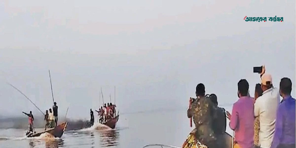 বরিশালে ইলিশ রক্ষা অভিযানে কোস্টগার্ডের ওপর হামলা, ১০টি ফাঁকা গুলি