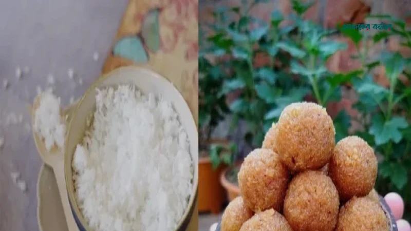 শারদীয় দুর্গাপূজায় নারিকেলের নাড়ু তৈরির সহজ রেসিপি
