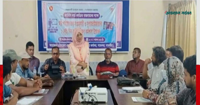 শ্যামনগরে ফ্যামিলি কার্ড কার্যক্রম বাস্তবায়নে তথ্য সংগ্রহকারীদের প্রশিক্ষণ